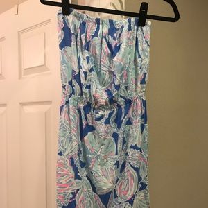 Lilly Pulitzer strapless sundress